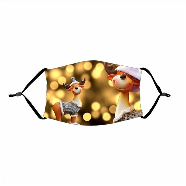 Christmas Mask Christmas Decoration For Home Merry Christmas Gift Xmas Decor Home Decor Christmas Deer Bear New YearNavidad 2020 - CANCOVID