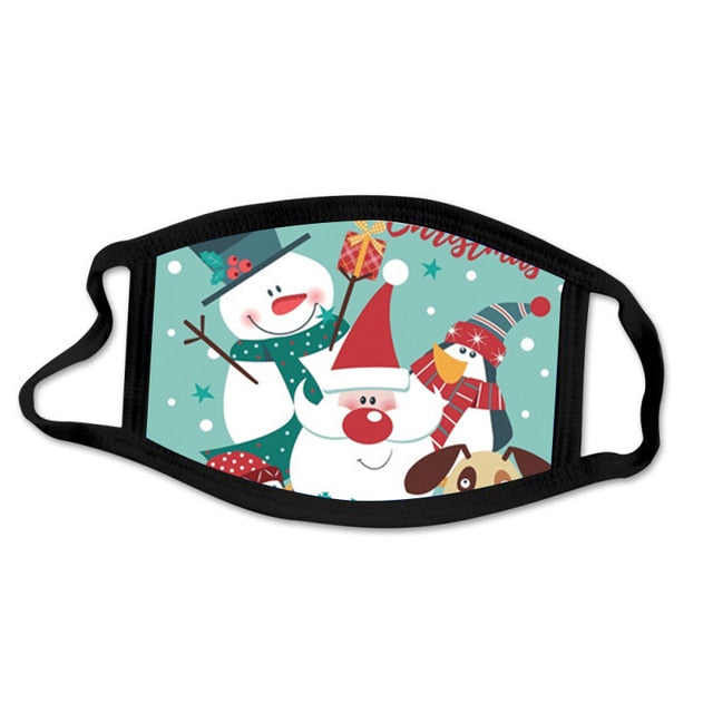 Christmas Mask Christmas Decoration For Home Merry Christmas Gift Xmas Decor Home Decor Christmas Deer Bear New YearNavidad 2020 - CANCOVID