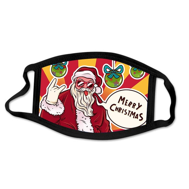 Christmas Mask Christmas Decoration For Home Merry Christmas Gift Xmas Decor Home Decor Christmas Deer Bear New YearNavidad 2020 - CANCOVID