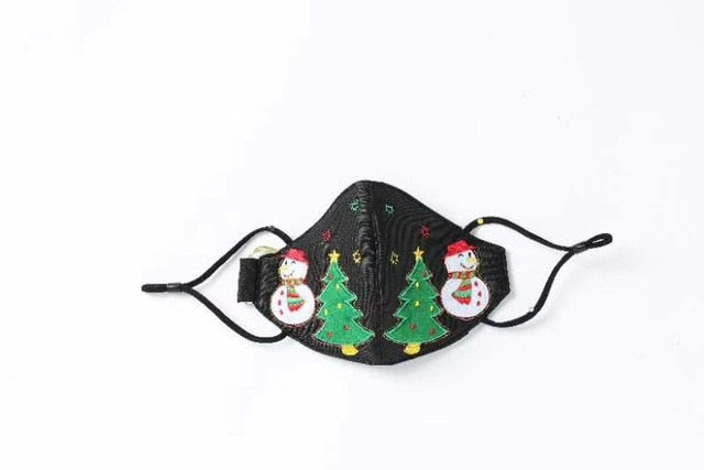 Cosmask New 2021 Christmas Glowing Masks Halloween Masks Led Glowing Christmas Masks - CANCOVID