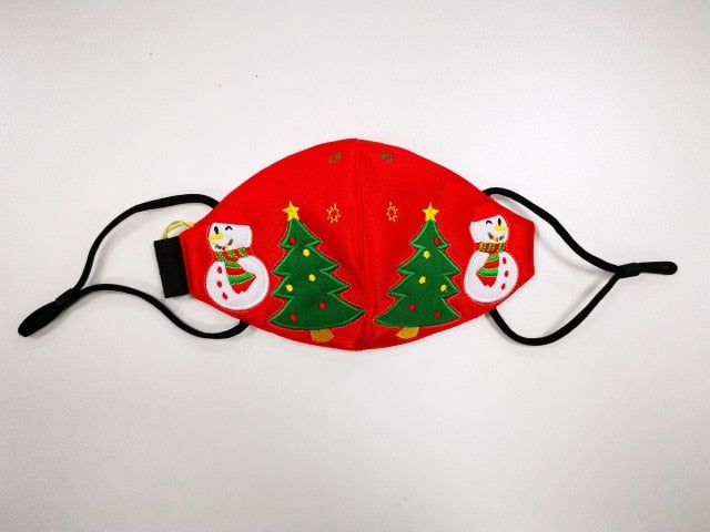 Cosmask New 2021 Christmas Glowing Masks Halloween Masks Led Glowing Christmas Masks - CANCOVID